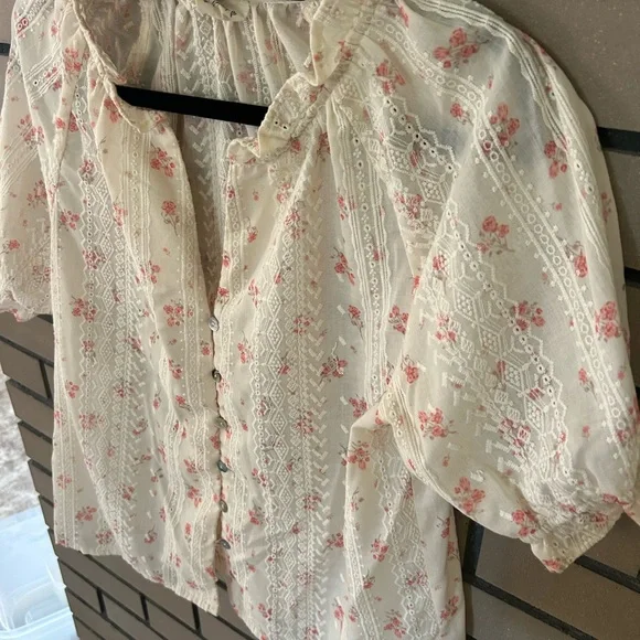 Ecru Embroidered Carine Blouse - Picture 5 of 6